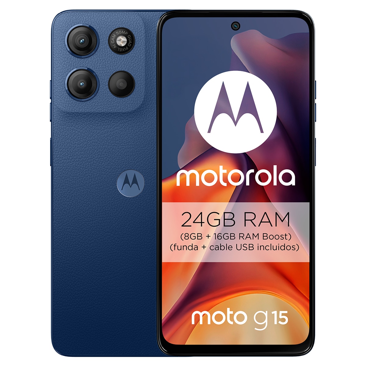 Imagen 0 de Motorola moto g15 8GB + 512GB móvil libre