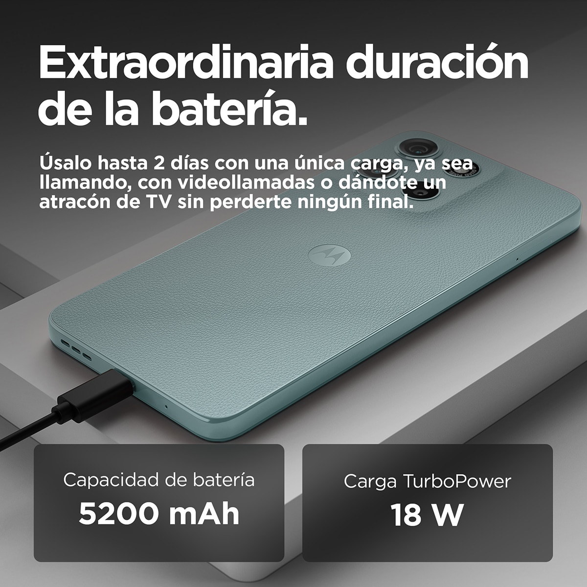 Motorola moto g15 8GB + 512GB móvil libre - Azul 512 GB + 8 GB RAM Verde claro-5