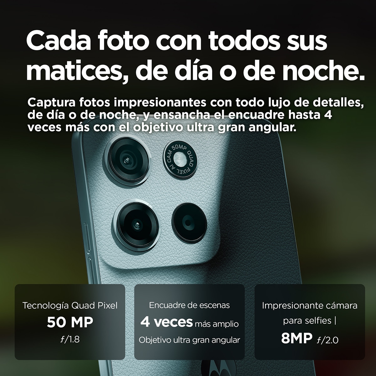 Motorola moto g15 8GB + 512GB móvil libre - Azul 512 GB + 8 GB RAM Verde claro-6