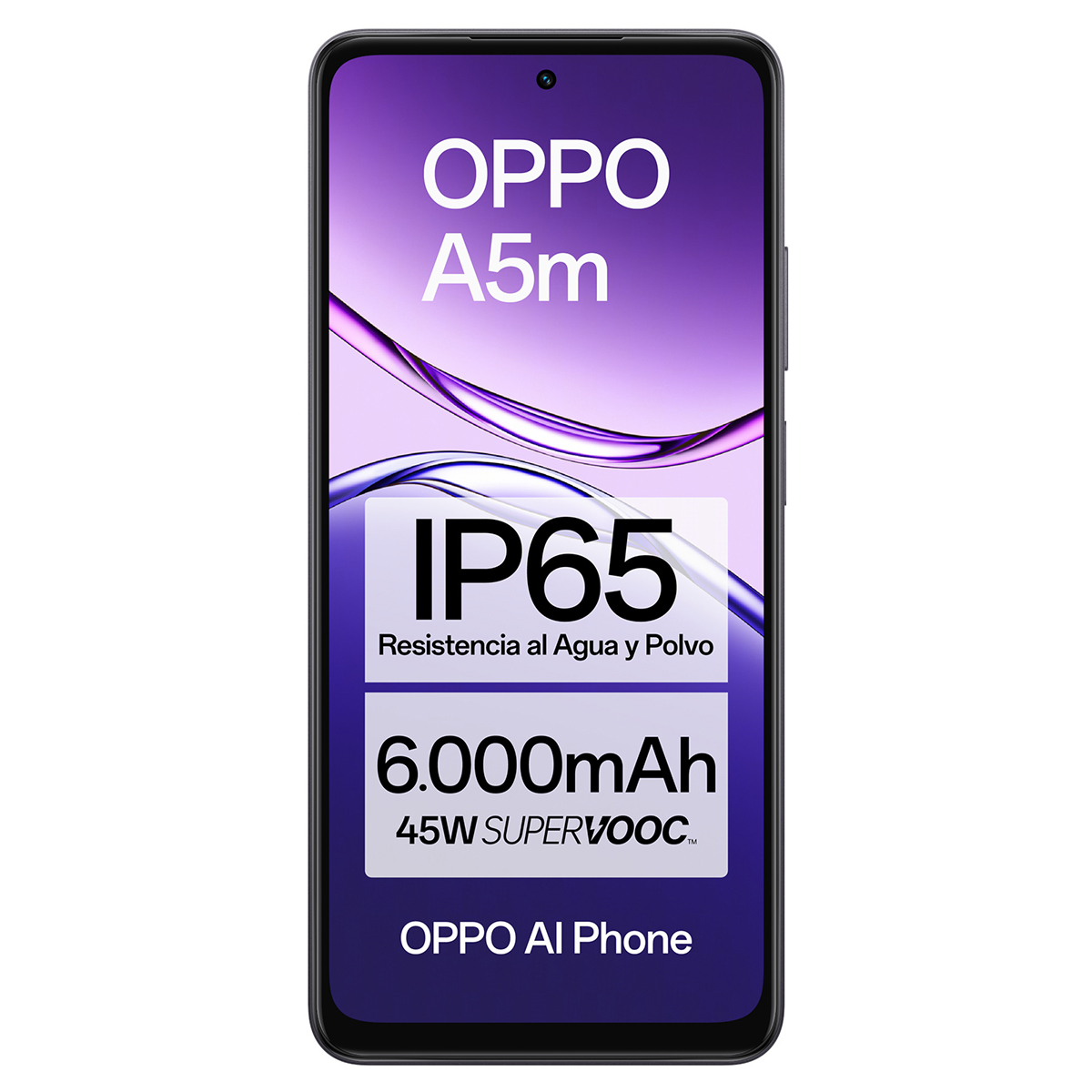 OPPO A5M 8GB + 256GB móvil libre Morado-2