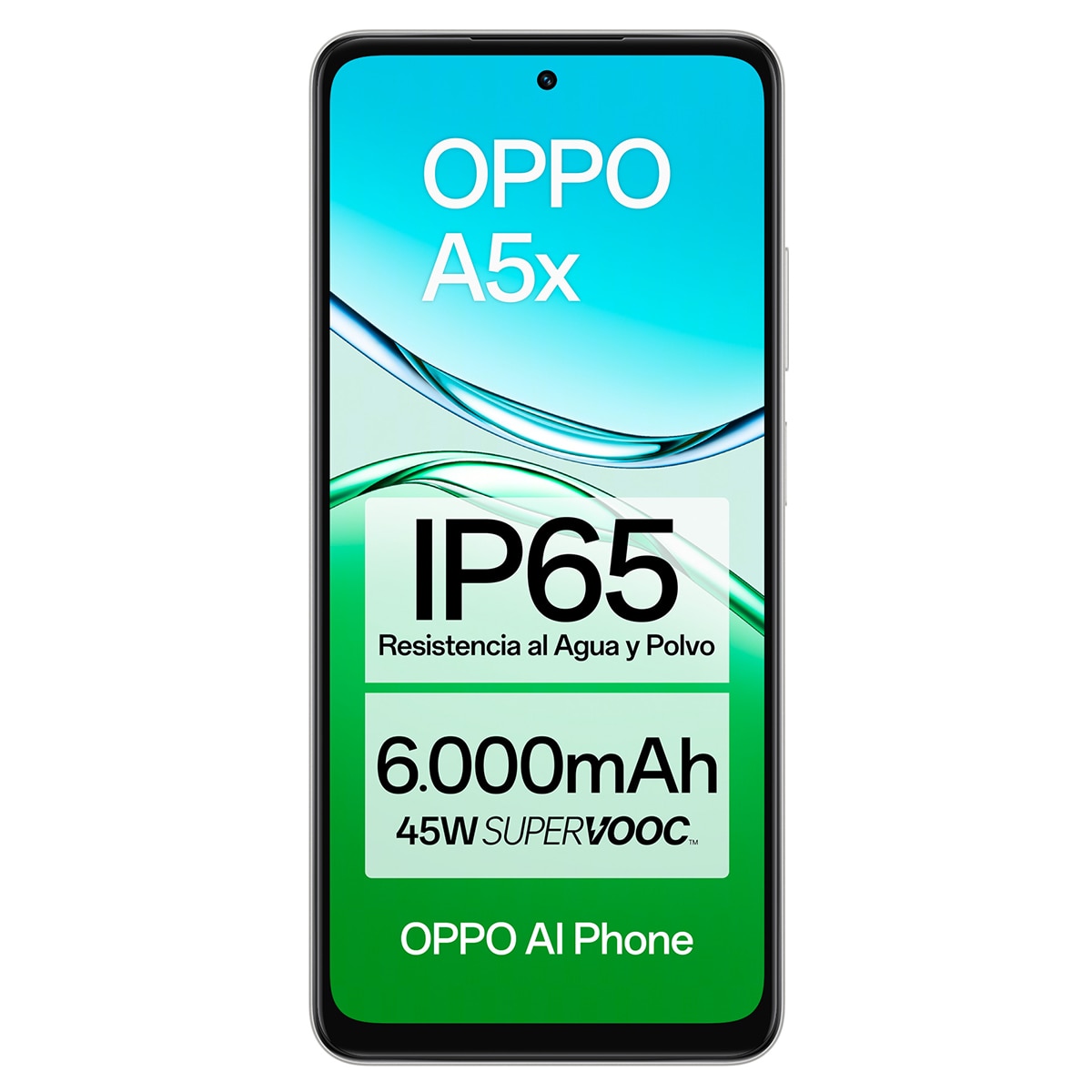 OPPO A5X 4GB + 128GB móvil libre Blanco 128 GB + 4 GB RAM · El