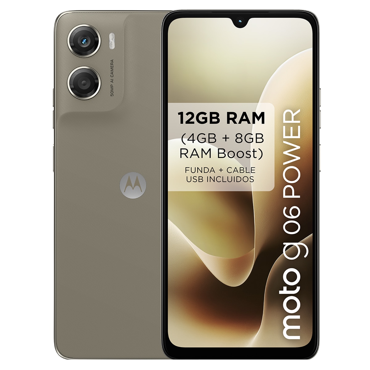 Imagen 0 de Motorola moto g06 power 4GB + 256GB móvil libre