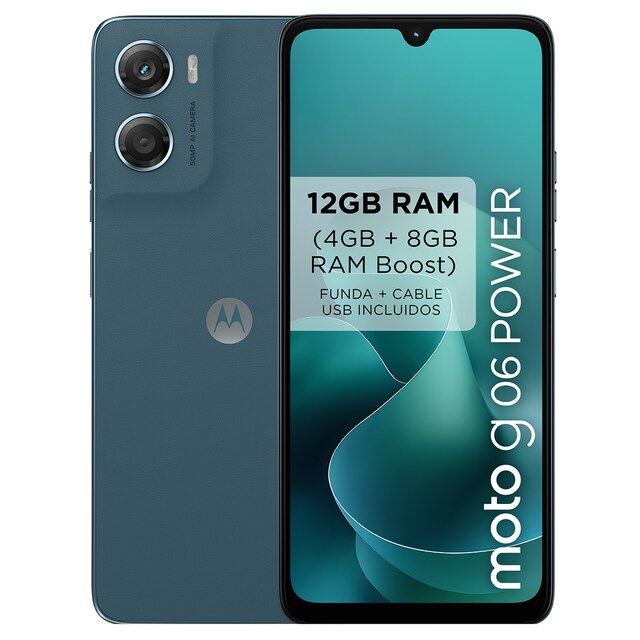 Imagen 0 de Motorola moto g06 power 4GB + 256GB móvil libre