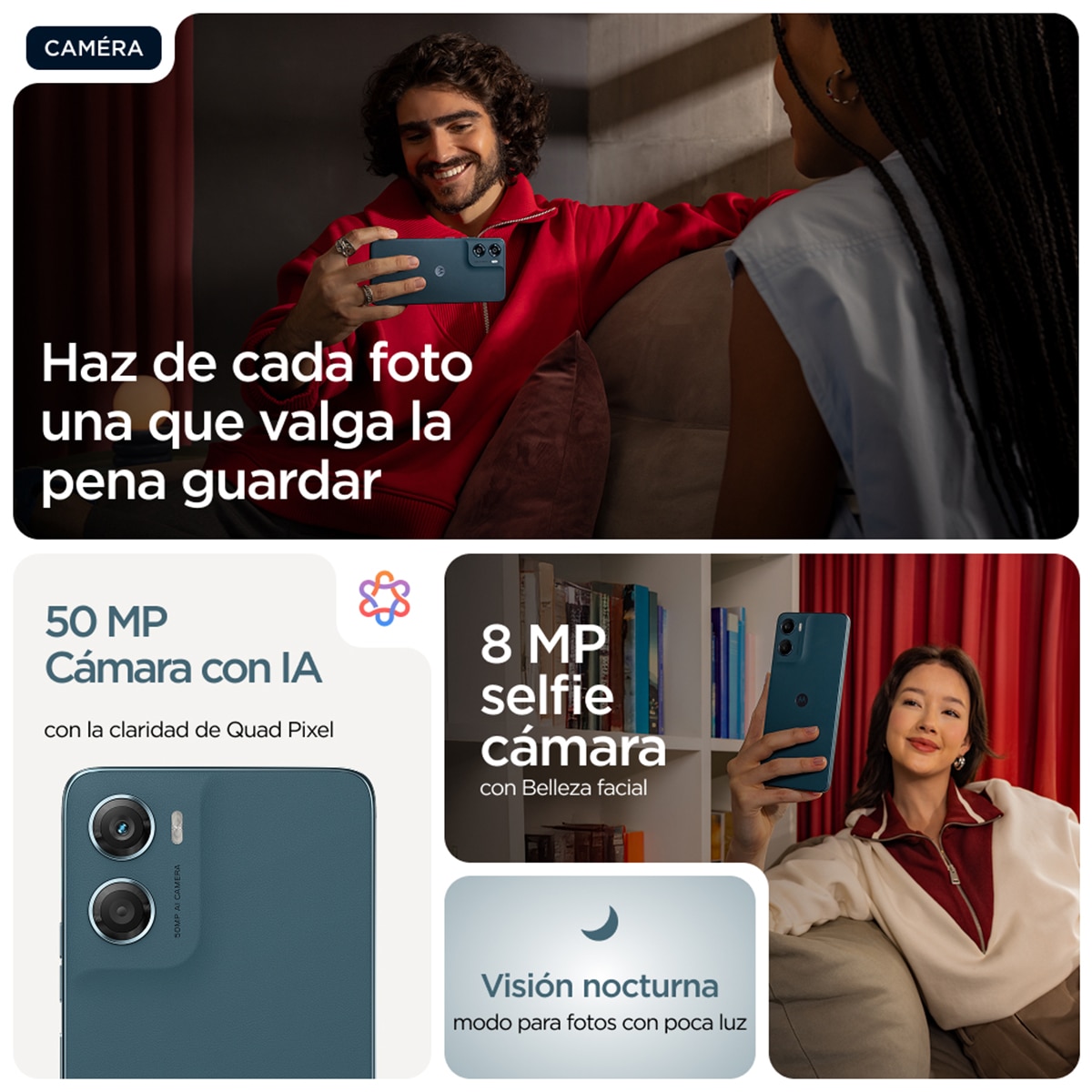 Móvil Motorola moto g06 Power 6,88" MediaTek Helio G81 Extreme Pantone Tapestry-7