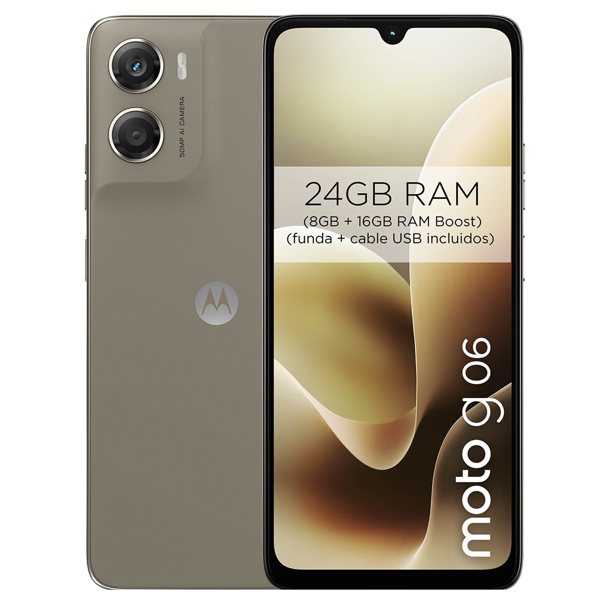 Imagen 0 de Motorola moto g06 Power 8GB + 256GB móvil libre