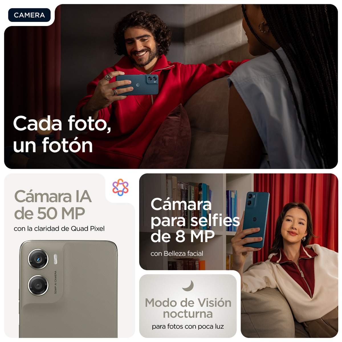 Motorola moto g06 Power 8GB + 256GB móvil libre Pantone Laurel Oak-6