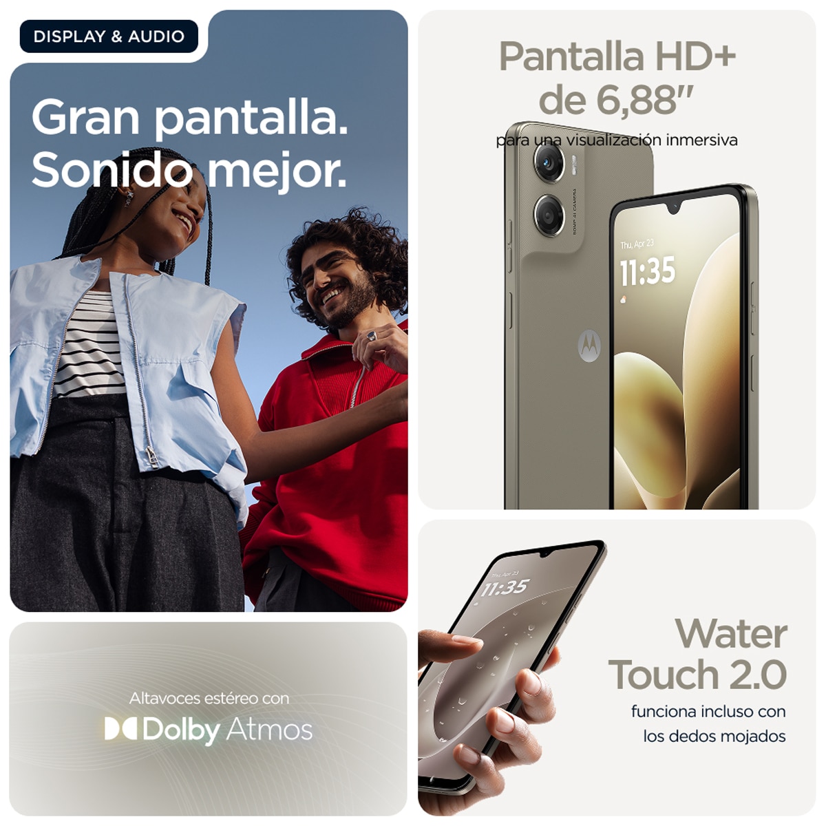 Motorola moto g06 Power 8GB + 256GB móvil libre Pantone Laurel Oak-7