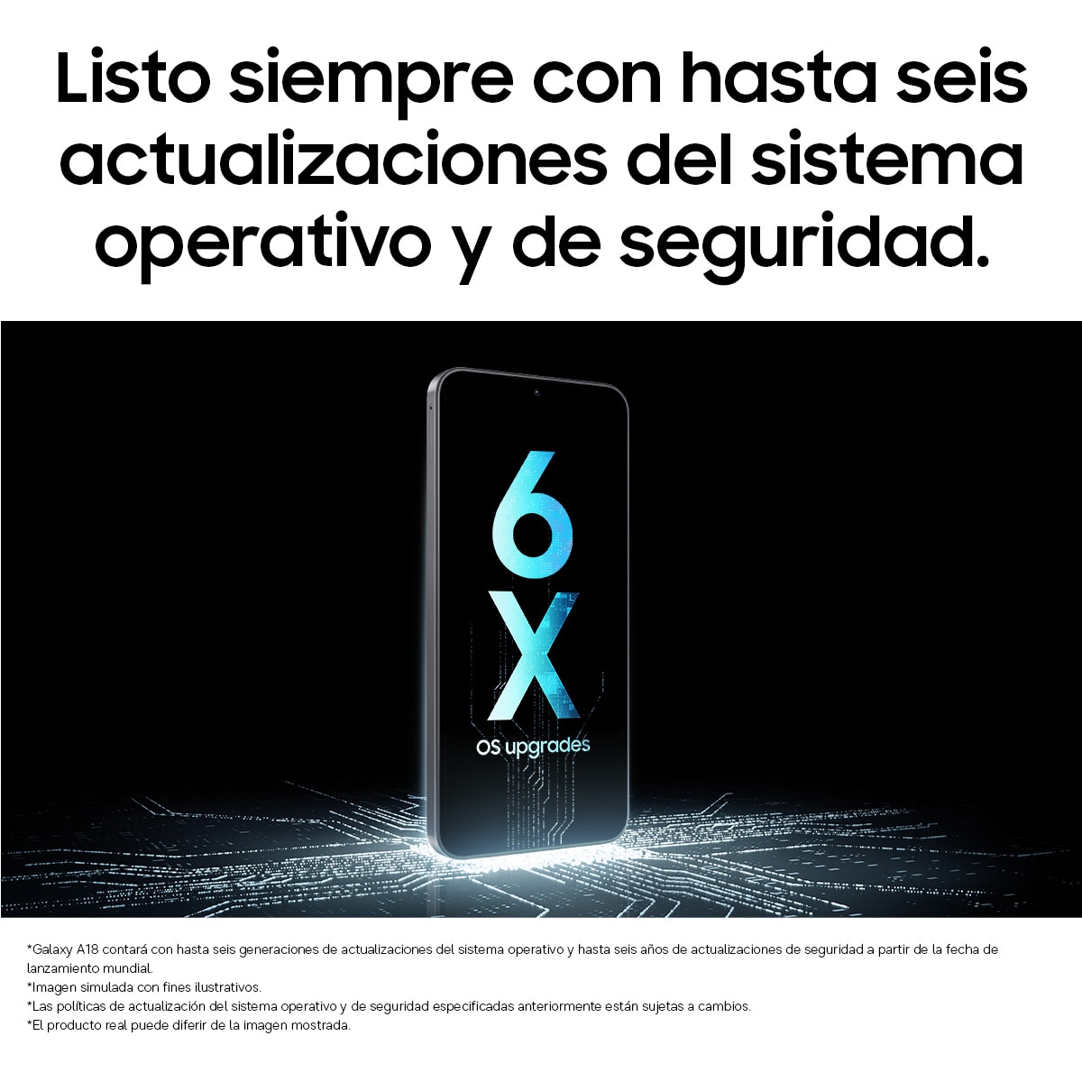 Móvil Samsung Galaxy A18 6,7" Exynos 1610 - Negro 128 GB + 4 GB RAM Negro-5