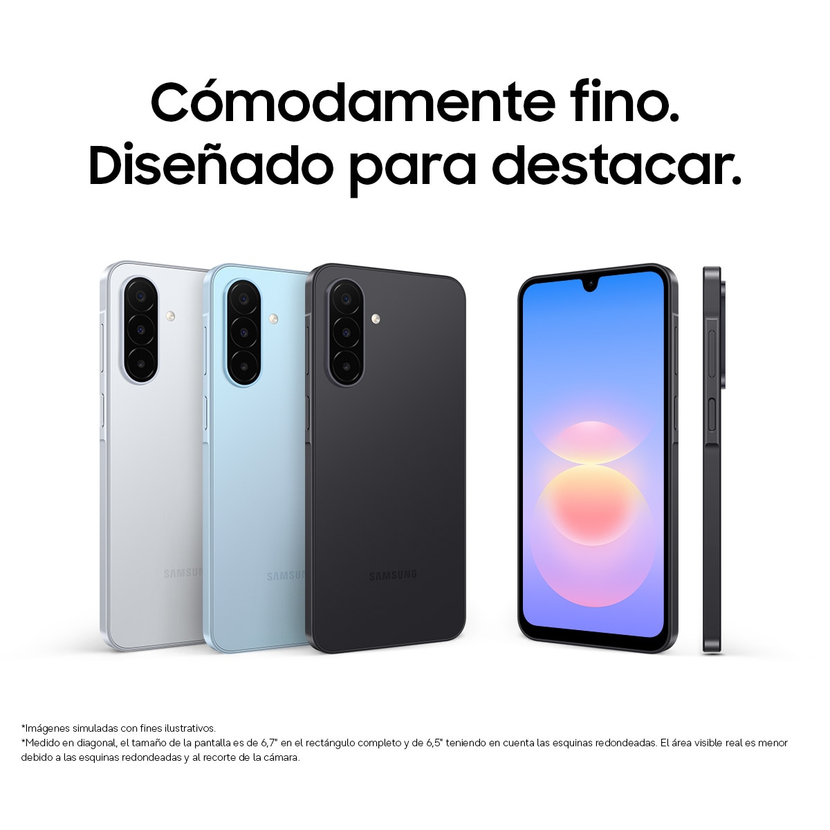 Móvil Samsung Galaxy A18 6,7" Exynos 1610 - Azul claro 128 GB + 4 GB RAM Azul claro-2