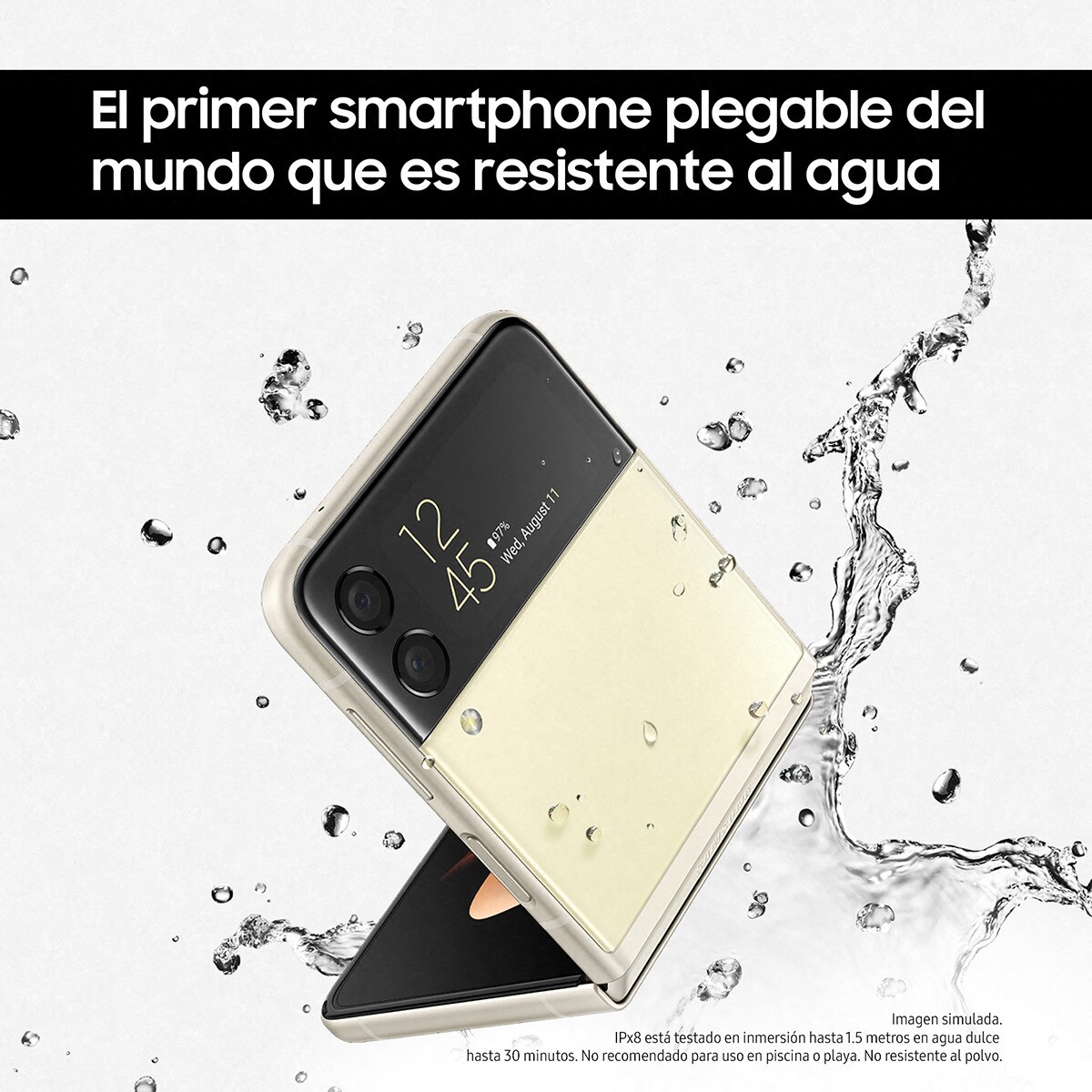 Samsung Galaxy Z Flip 3 5G móvil libre Negro-5