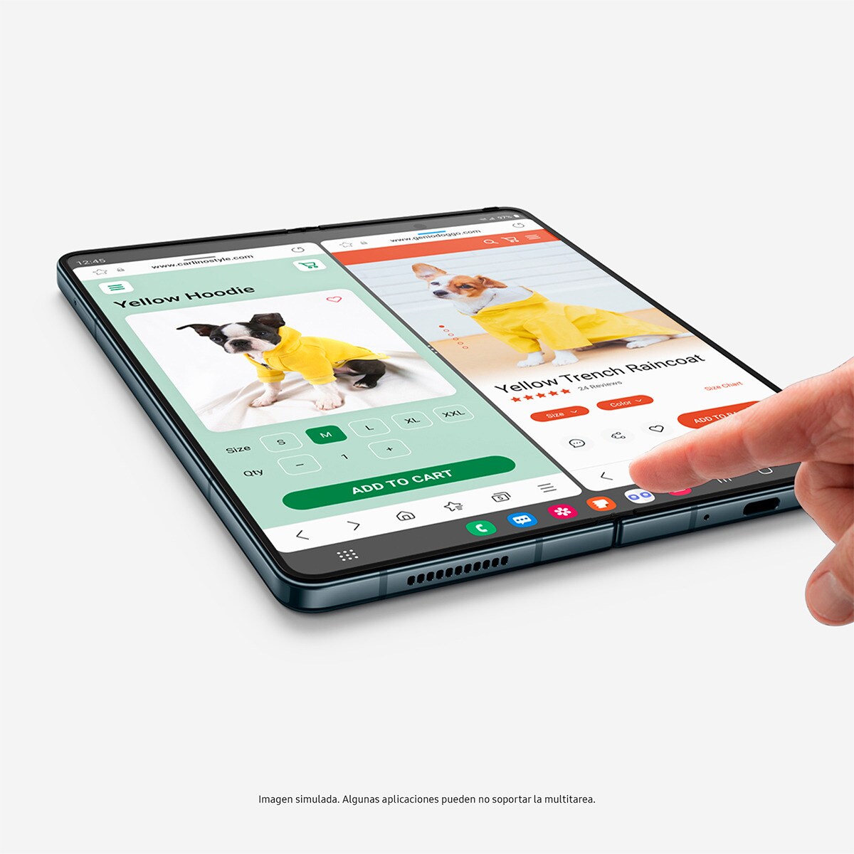 Samsung Galaxy Z Fold4 5G móvil libre - Verde 256 GB + 12 GB RAM Verde-3