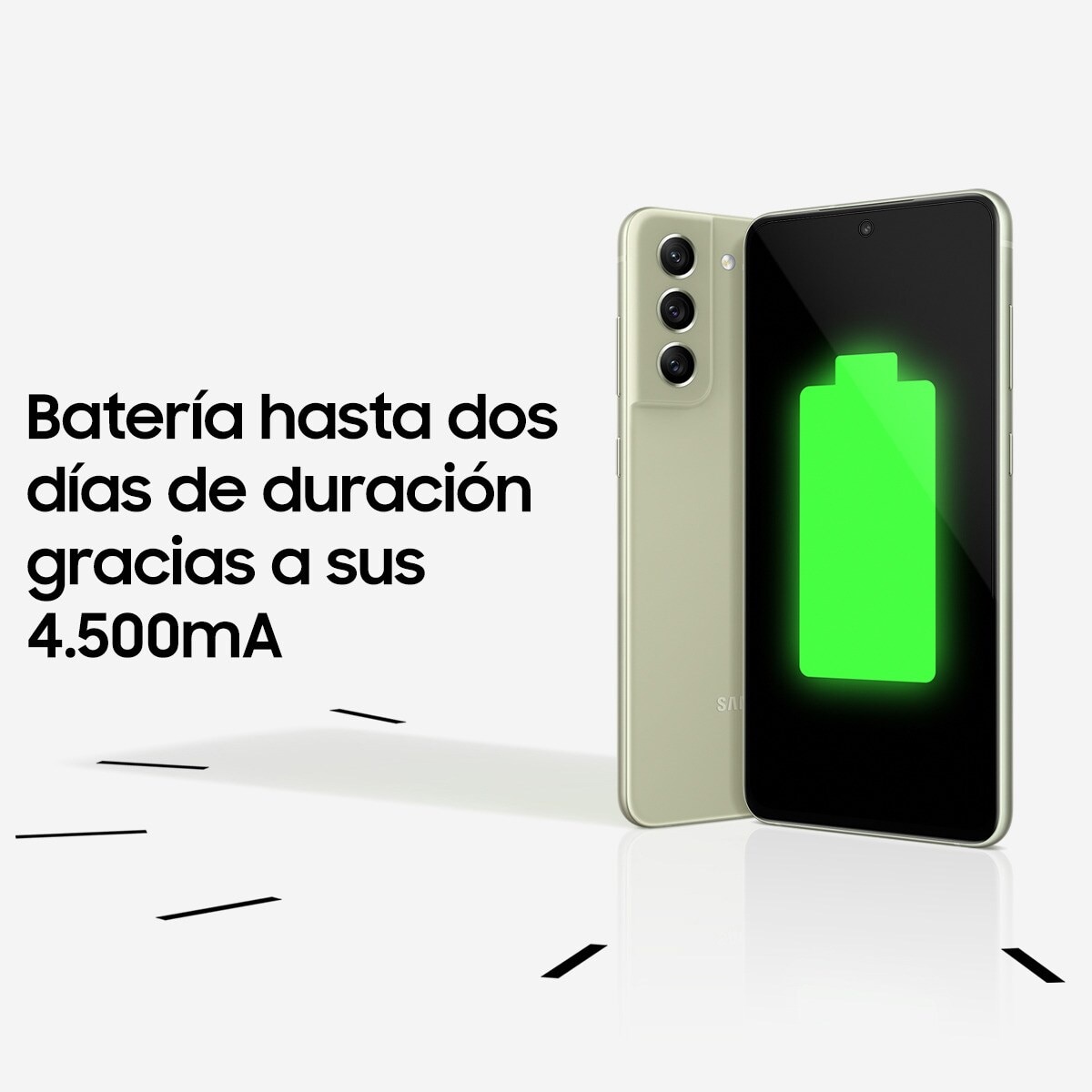 Samsung Galaxy S21 FE 5G móvil libre - Negro 256 GB + 8 GB RAM Verde-5