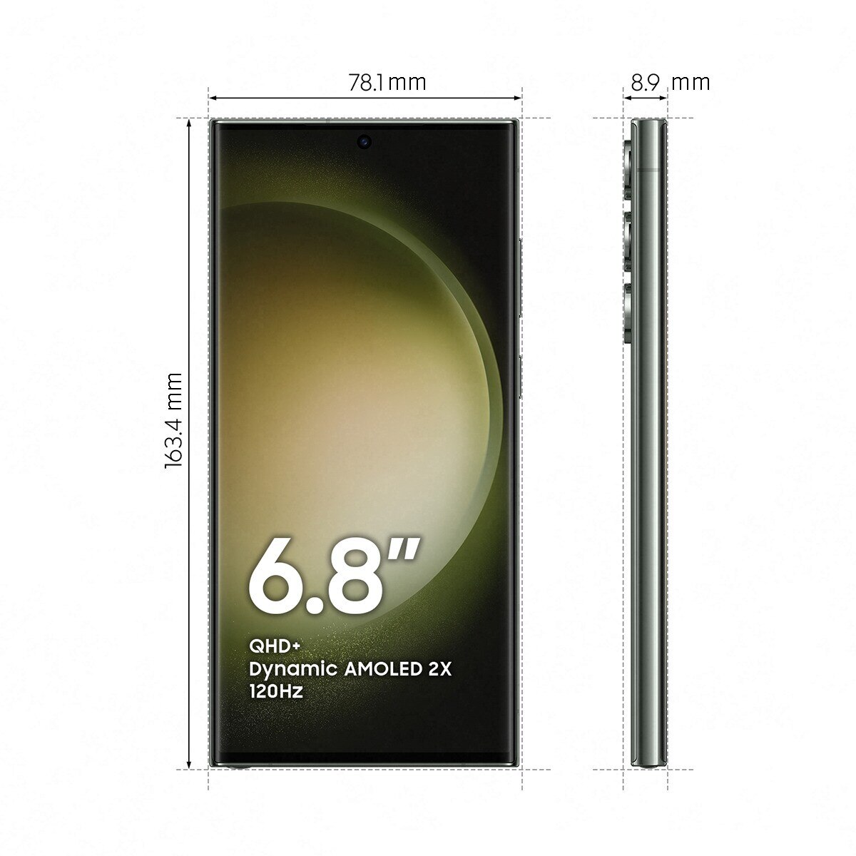 Samsung Galaxy S23 Ultra 5G 12 GB + 1 TB móvil libre Botanic Green-2
