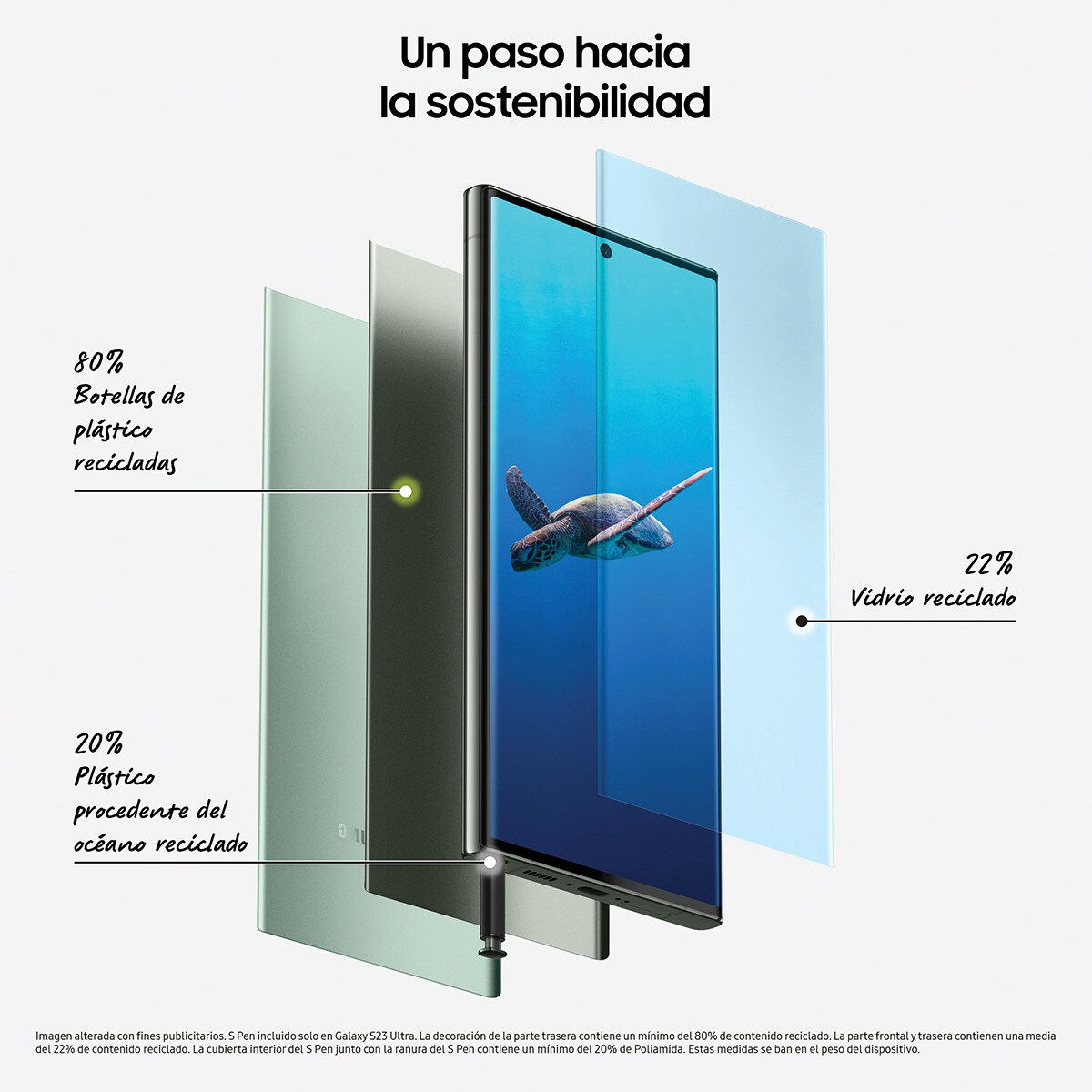Samsung Galaxy S23 Ultra 5G 12 GB + 1 TB móvil libre Botanic Green-5
