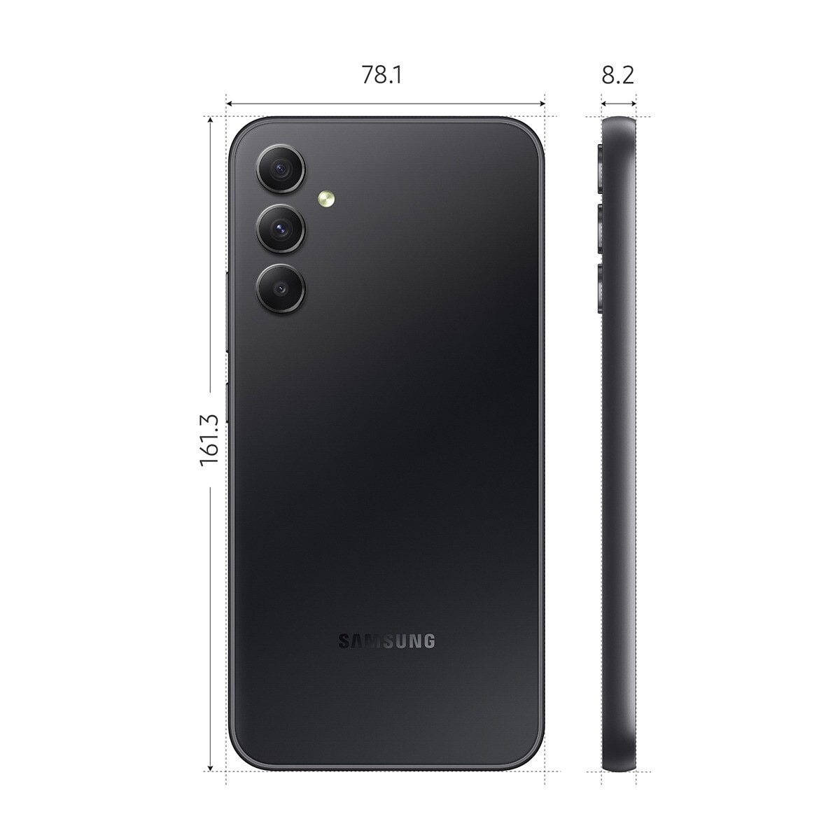 Samsung Galaxy A34 5G 6 GB + 128 GB móvil libre Negro-3