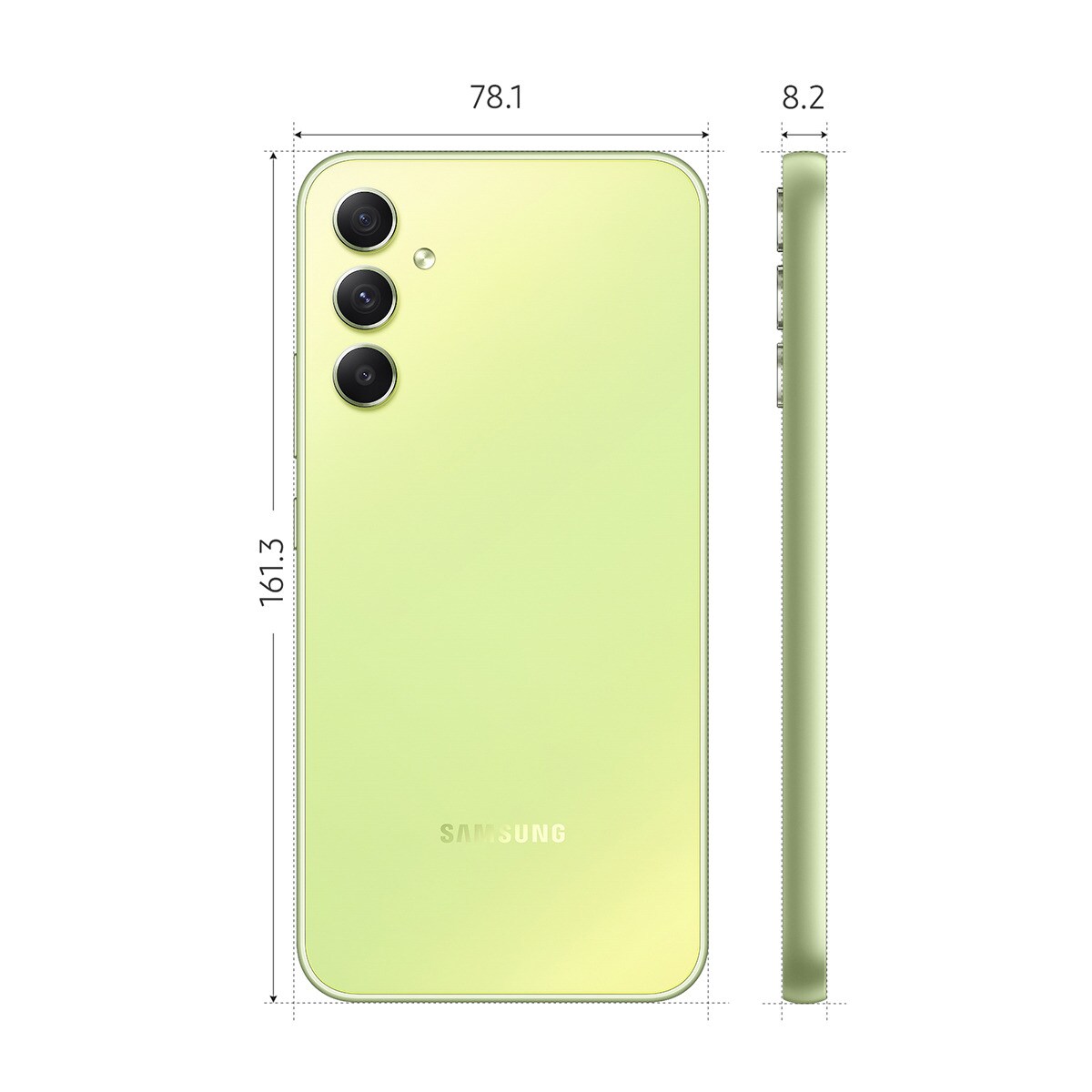 Samsung Galaxy A34 5G 8 GB + 256 GB móvil libre Verde-3