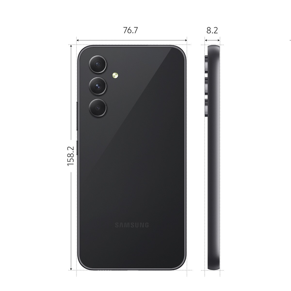 Samsung Galaxy A54 5G 8 GB + 256 GB móvil libre Negro-3