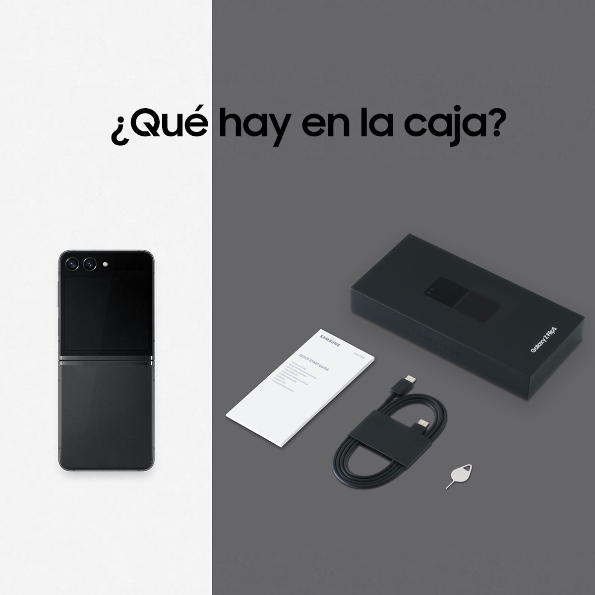 Samsung Galaxy Z Flip5 8 GB + 512 GB  móvil libre Gris Grafito-6