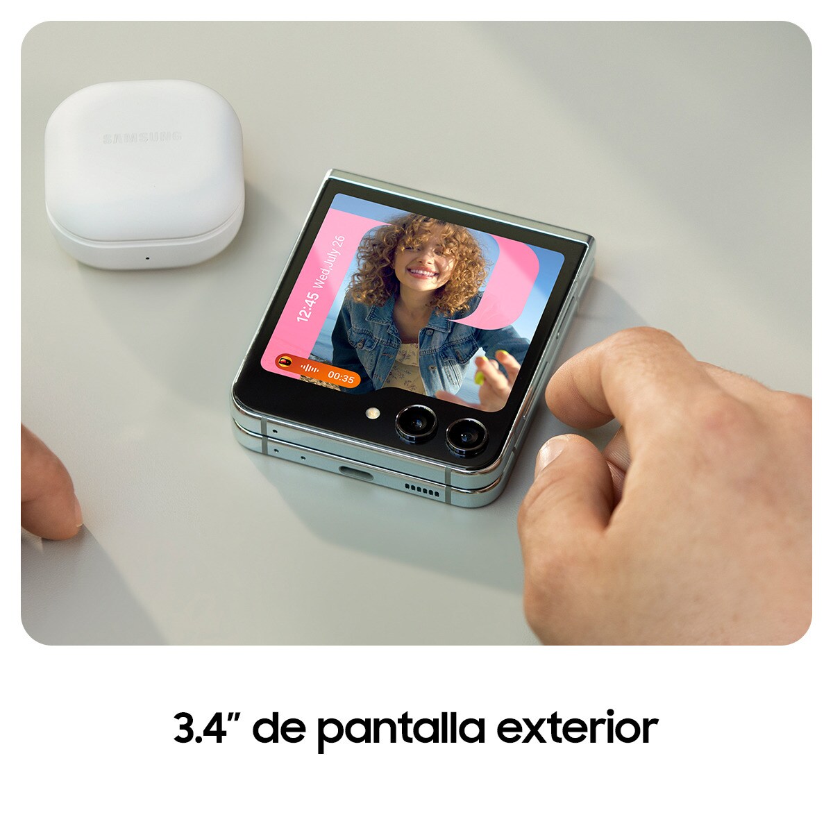 Samsung Galaxy Z Flip5 8 GB + 256 GB móvil libre Crema-4