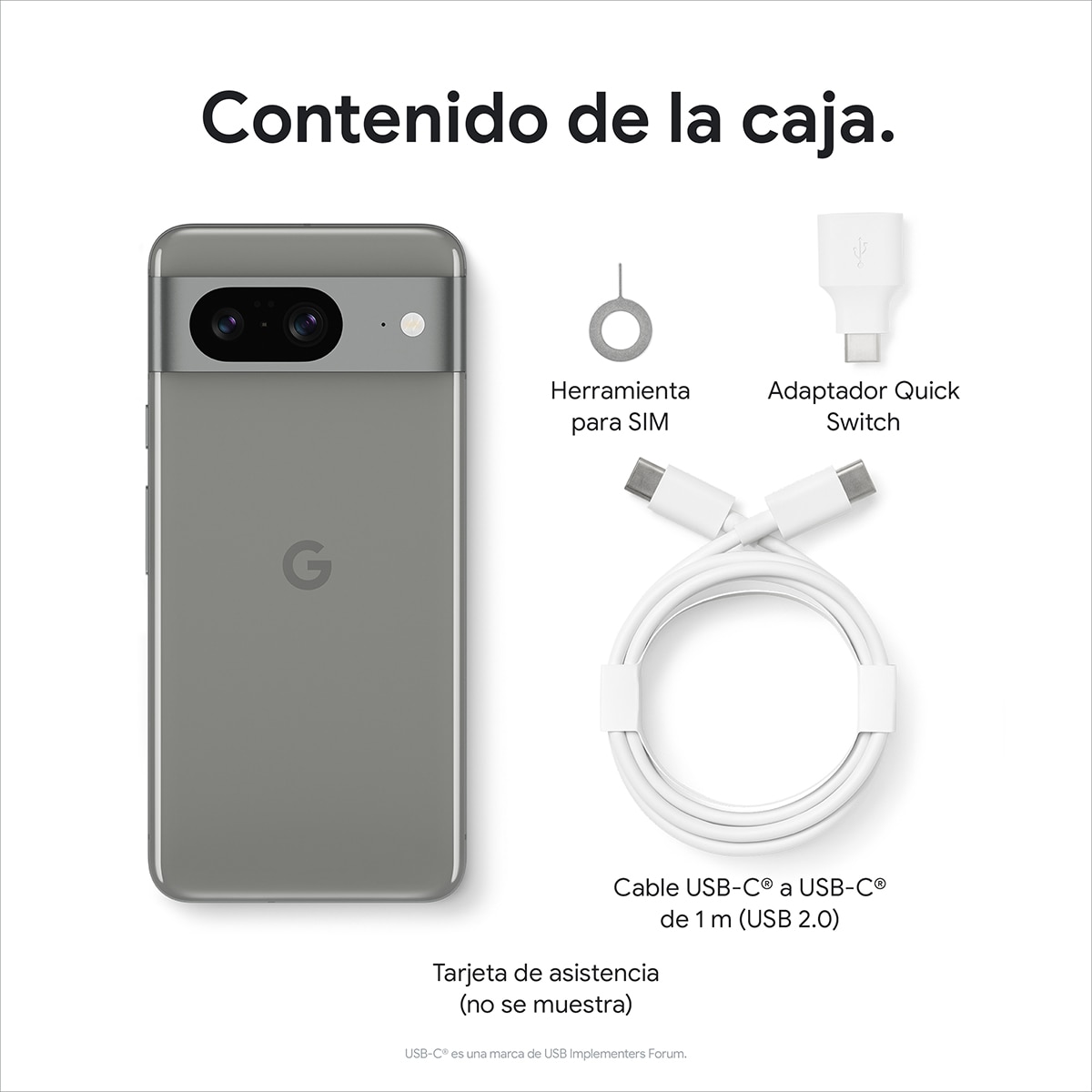Google Pixel 8 8GB + 128 GB móvil libre Obsidiana-15