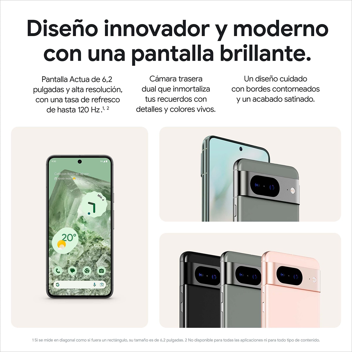Google Pixel 8 8GB + 256 GB móvil libre Obsidiana-7