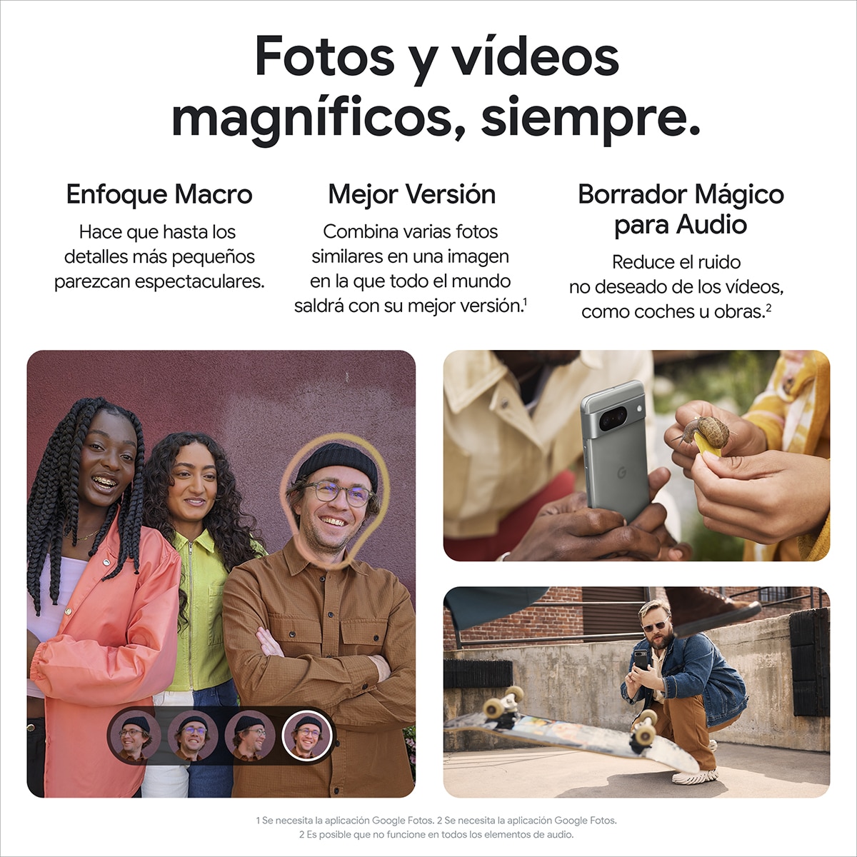 Google Pixel 8 8GB + 256 GB móvil libre Obsidiana-8