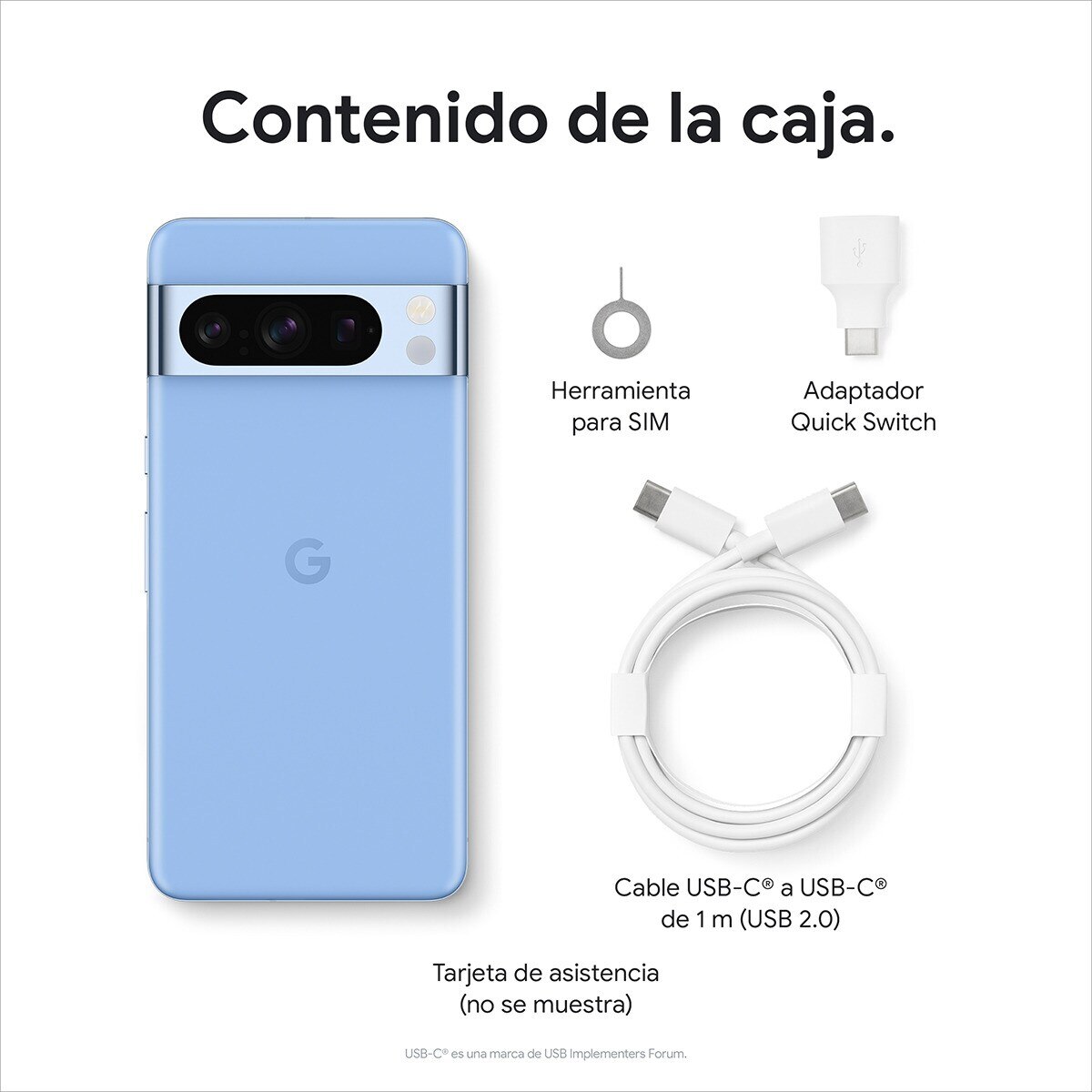 Móvil Google Pixel 8 Pro 6,7" Google Tensor G3 - Obsidiana 128 GB + 12 GB RAM Obsidiana-16