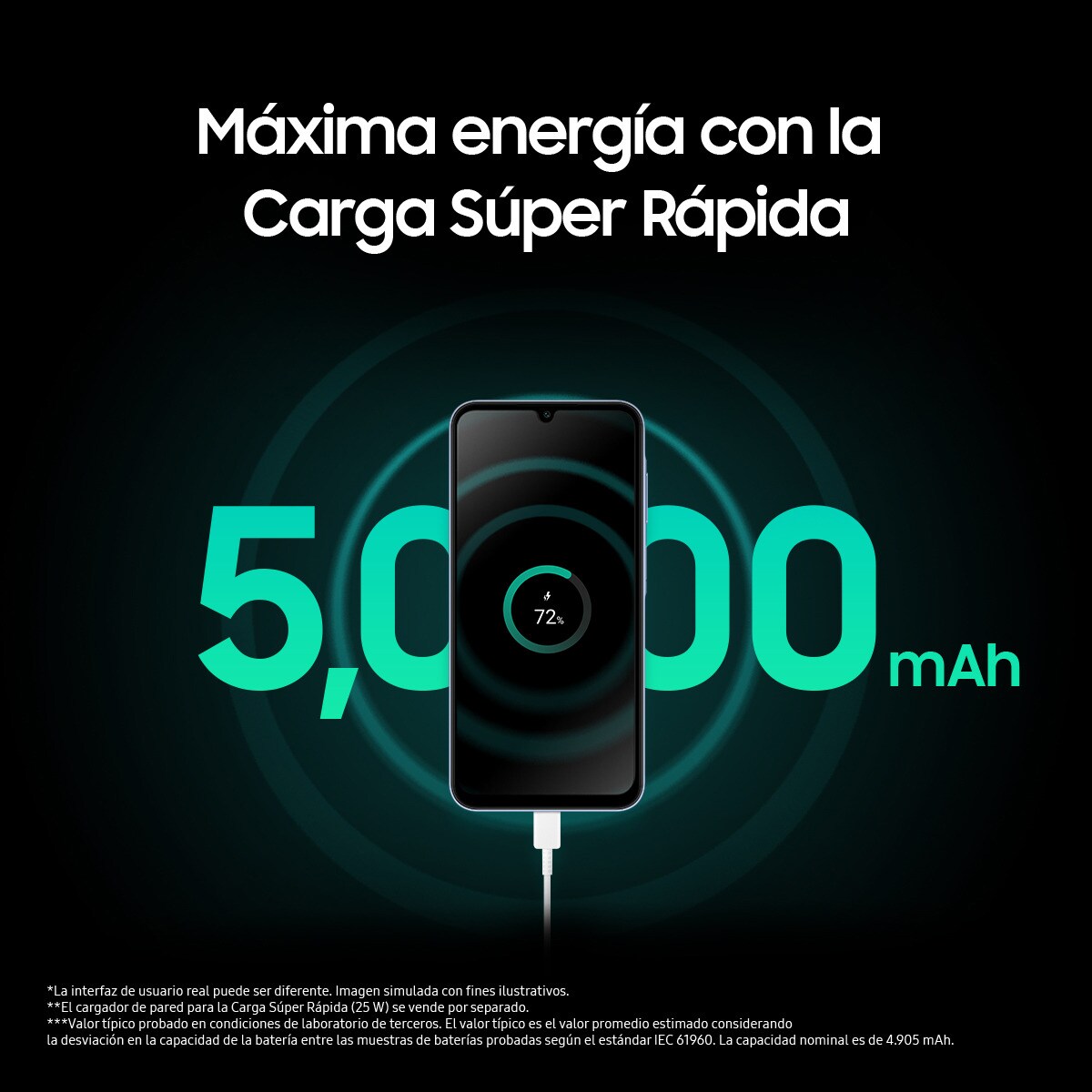 Samsung Galaxy A25 5G 6GB + 128GB móvil libre Negro-7