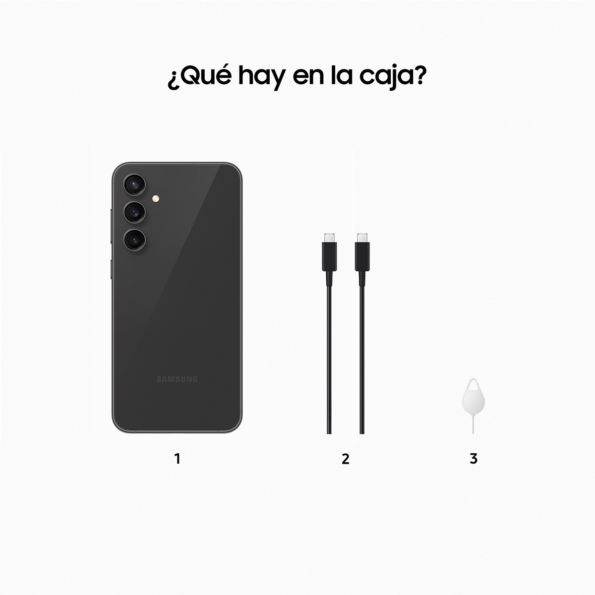 Samsung Galaxy S23 FE 5G 8GB+256GB móvil libre Grafito 256 GB + 8