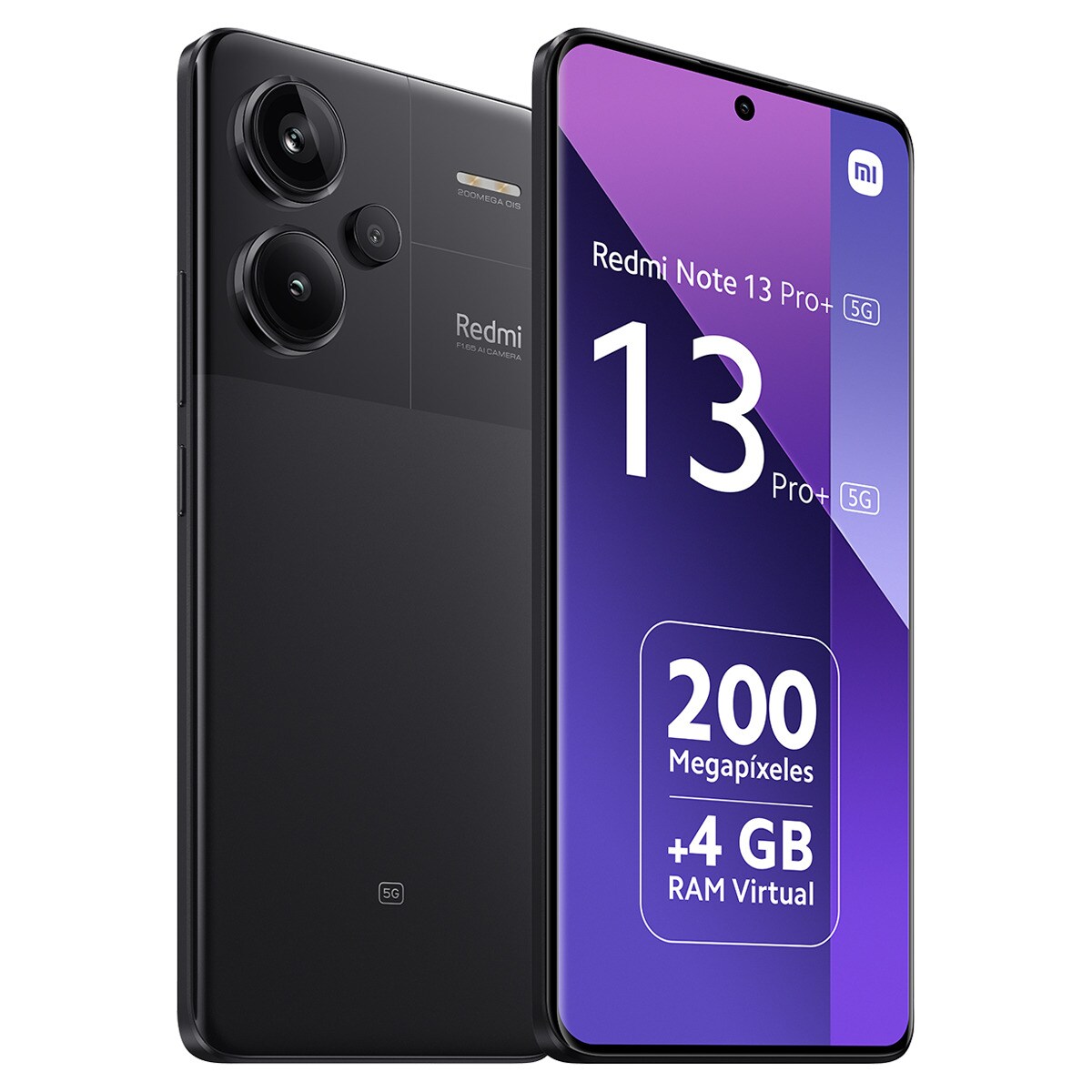 Xiaomi Redmi Note 13 Pro+ 5G 8GB + 256GB móvil libre Negro Medianoche-4