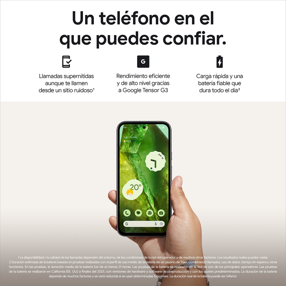 Google Pixel 8a 128GB + 8GB móvil libre Obsidiana-10
