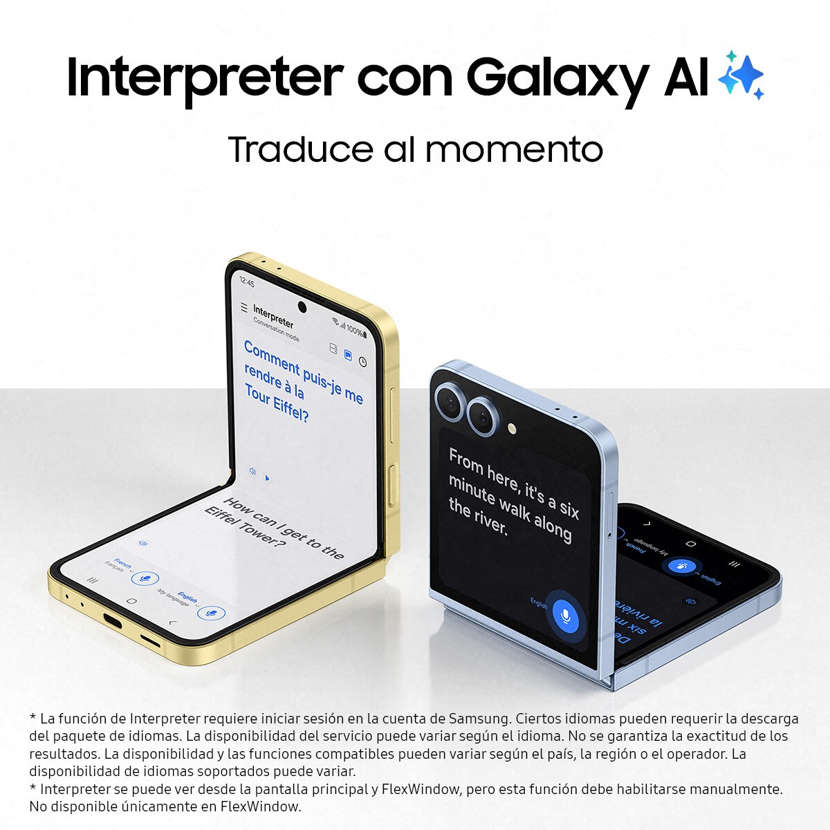 Samsung Galaxy Z Flip6, 512GB + 12 GB móvil libre Azul-4