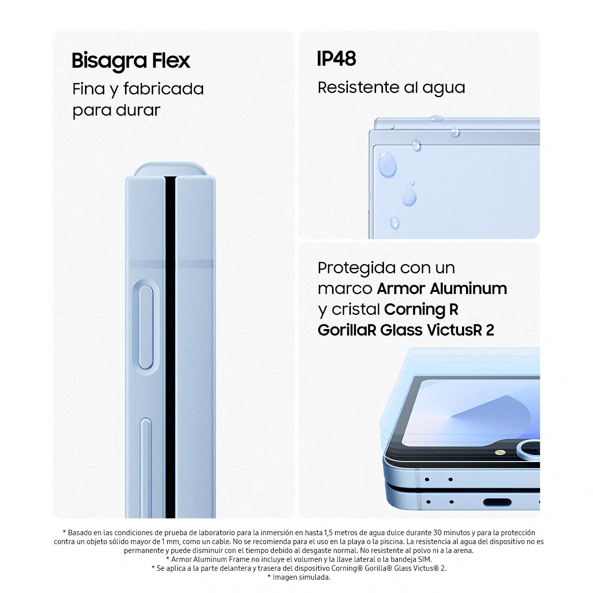 Samsung Galaxy Z Flip6, 512GB + 12 GB móvil libre Azul-6