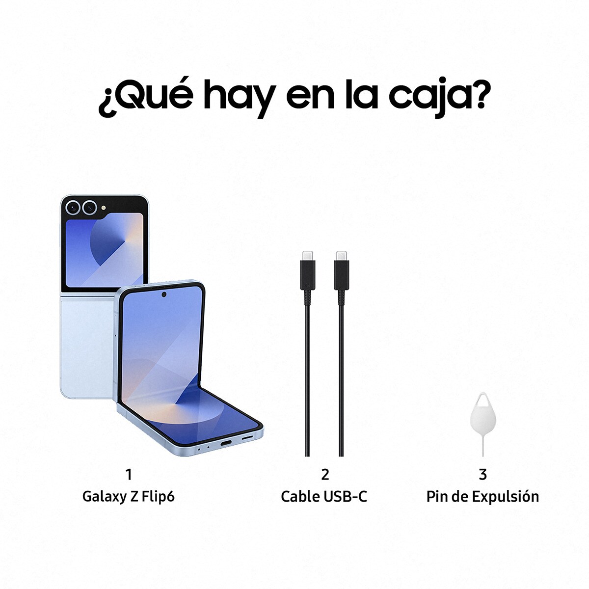 Samsung Galaxy Z Flip6, 512GB + 12 GB móvil libre Azul-9