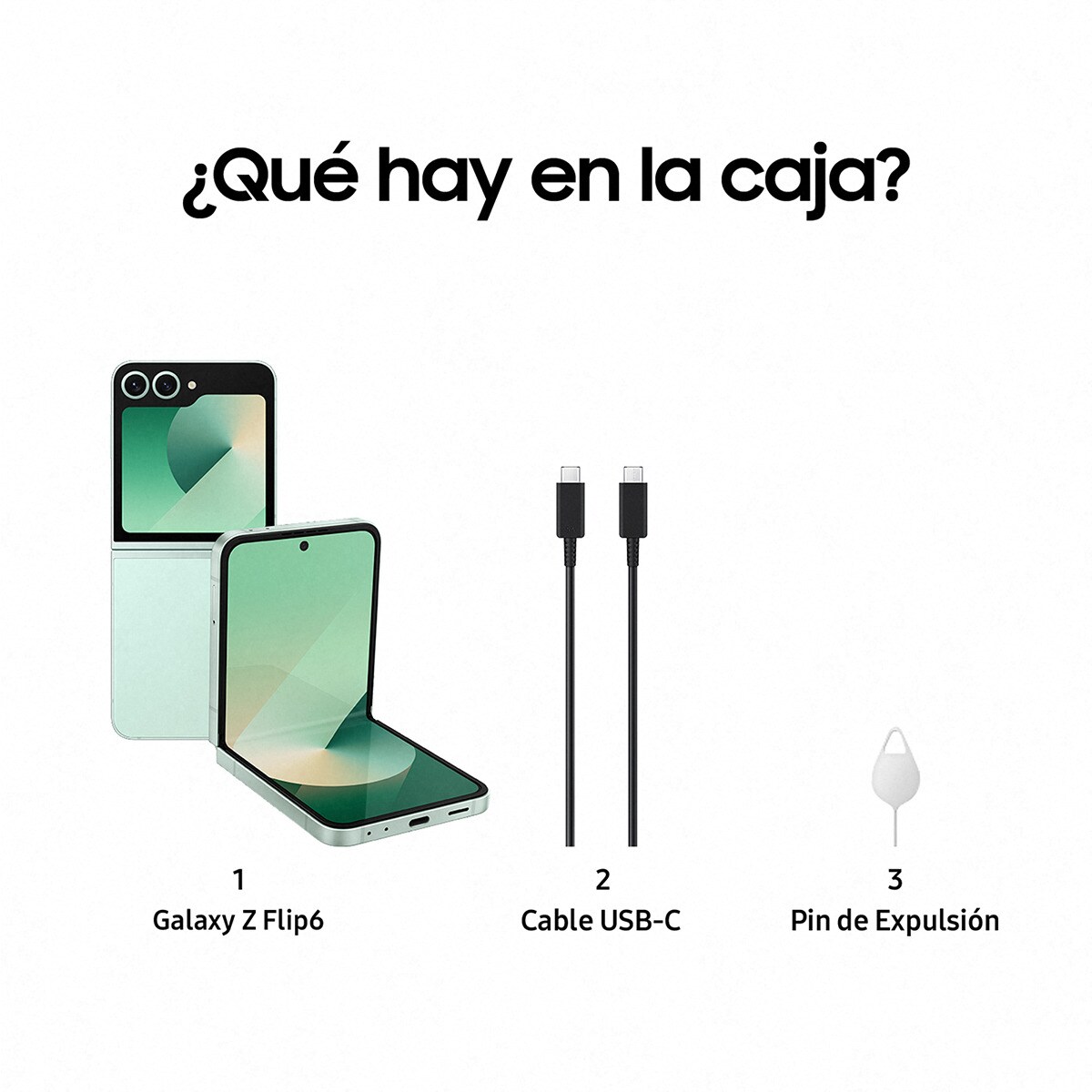 Samsung Galaxy Z Flip6, 256GB + 12 GB móvil libre Verde-9