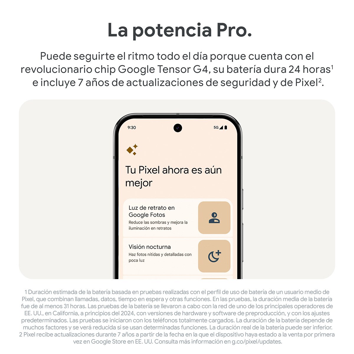 Google Pixel 9 Pro 256GB + 16GB móvil libre Porcelana-15