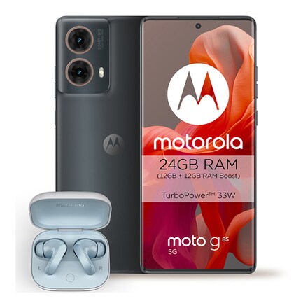 Motorola G85 5G 12 GB 256 GB móvil libre Auriculares Buds Illusion  Variante única Gris