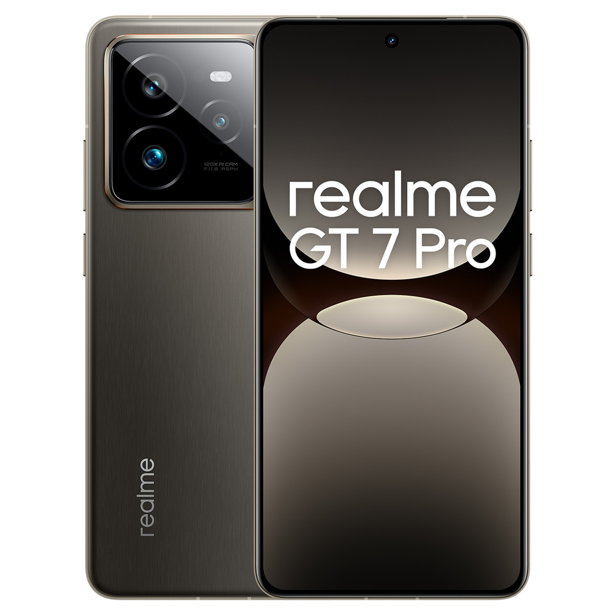 Realme GT 7 Pro 12 GB + 512 GB móvil libre + Cargador 120 W Gris-1