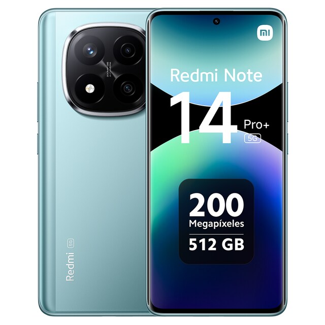 Imagen 0 de Xiaomi Redmi Note 14 Pro+ 5G 12GB + 512GB móvil libre