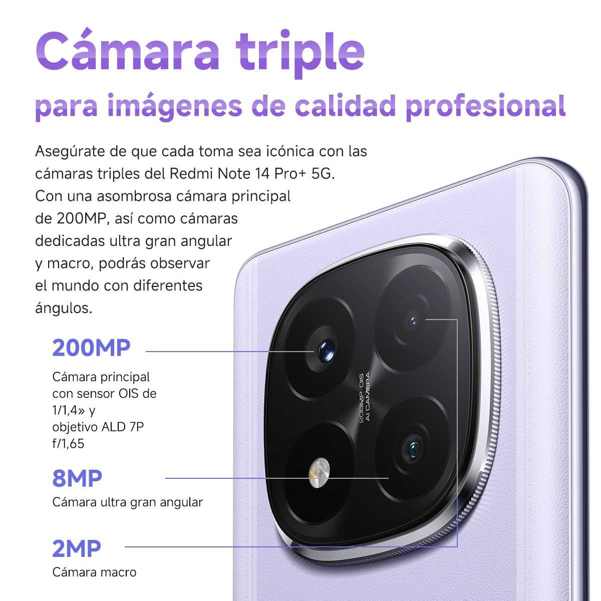 Xiaomi Redmi Note 14 Pro+ 5G 12GB + 512GB móvil libre Negro Medianoche-7