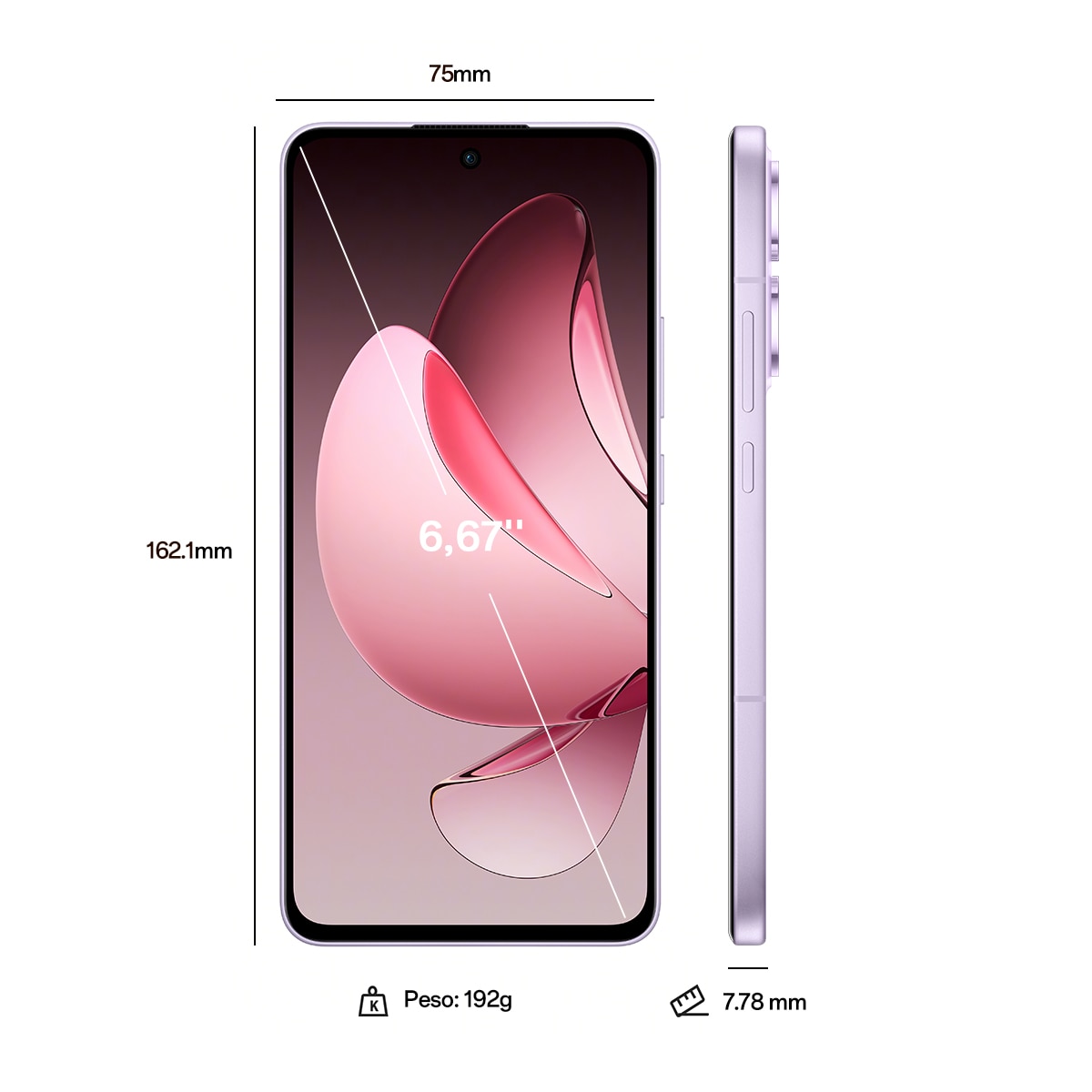 OPPO Reno13 F 5G 256GB + 8GB móvil libre Púrpura-8