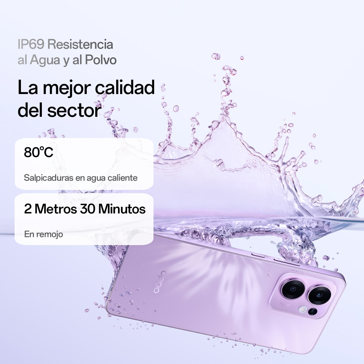 OPPO Reno13 F 5G 256GB + 8GB móvil libre Púrpura-12