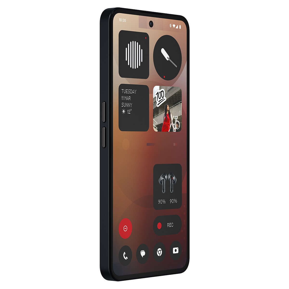 NOTHING Phone (3a) 8 GB + 128 GB móvil libre con cargador de 45W Negro-6