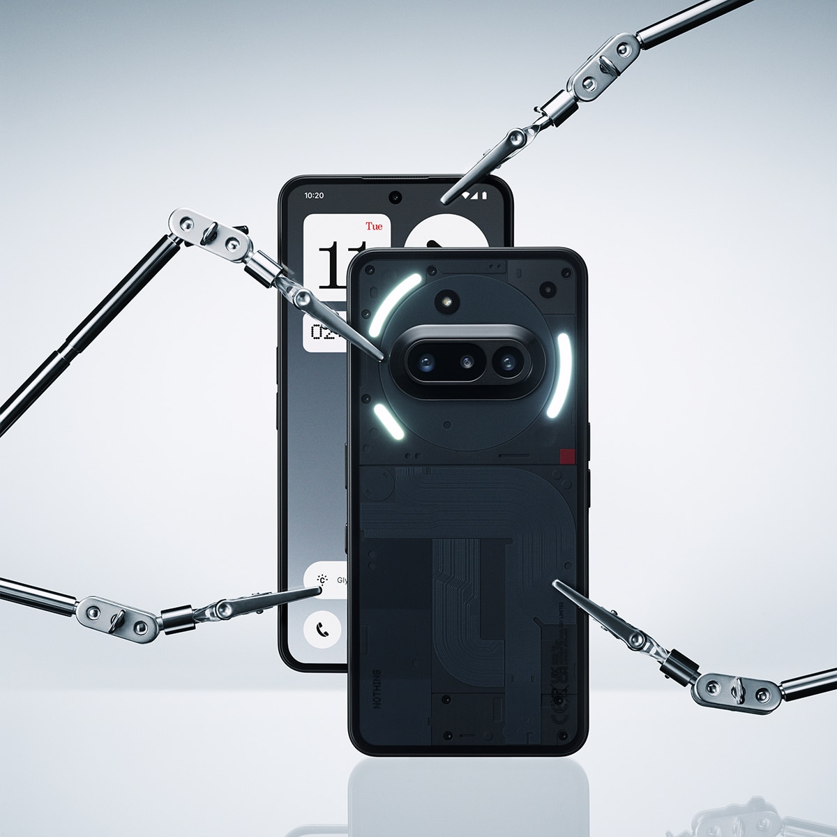 NOTHING Phone (3a) 8 GB + 128 GB móvil libre con cargador de 45W Negro-11