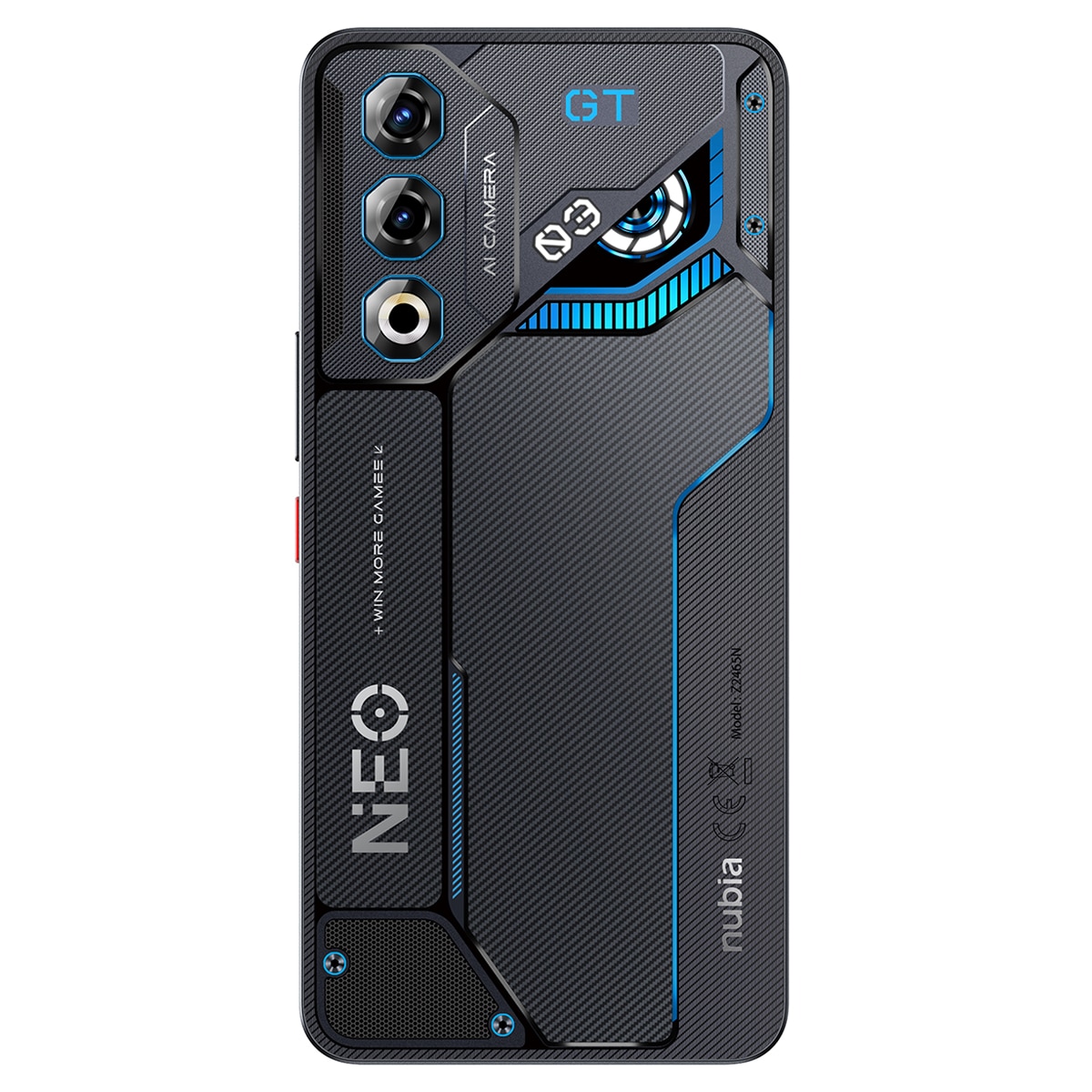 ZTE nubia Neo 3 GT 5G 12GB + 256GB móvil libre Negro-3