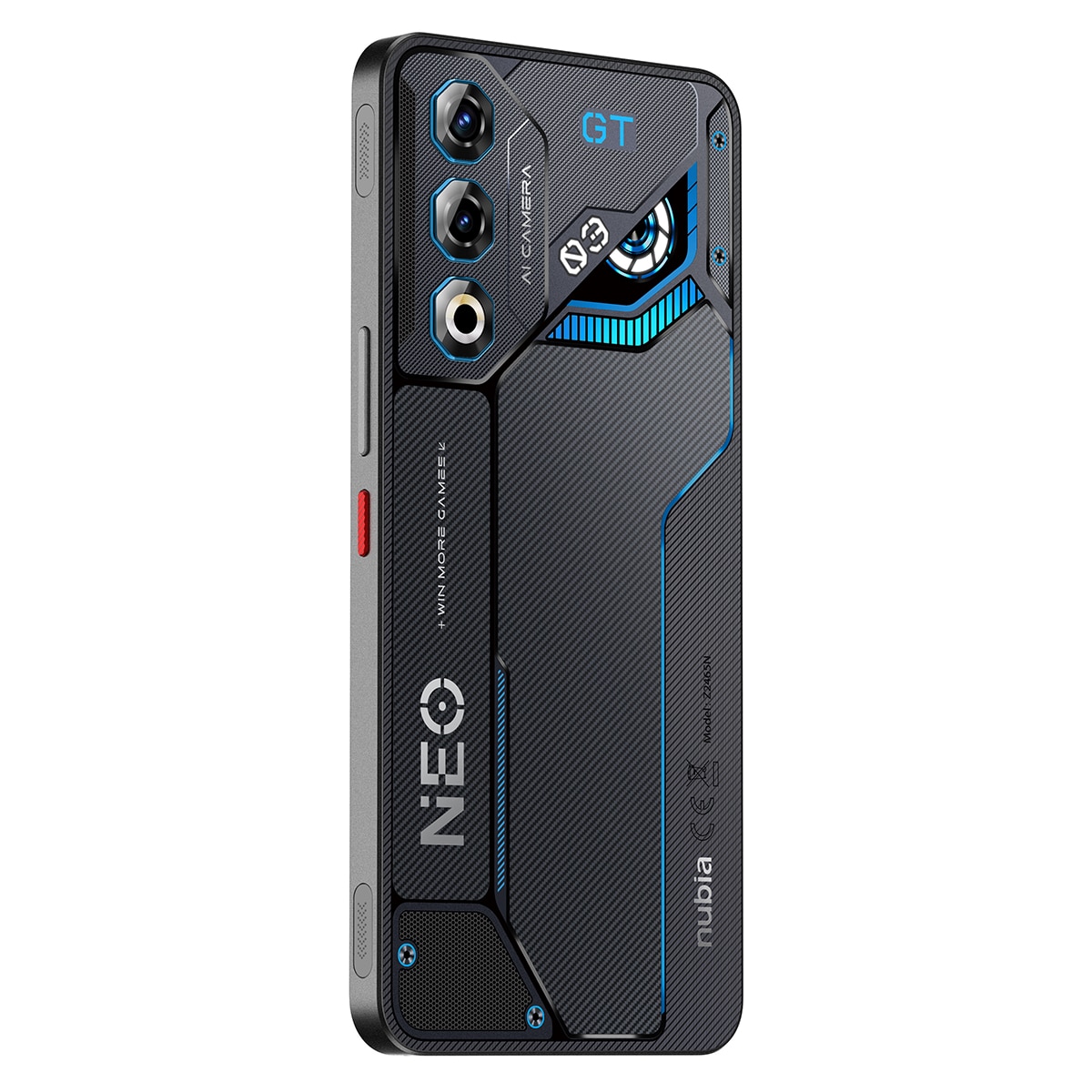 ZTE nubia Neo 3 GT 5G 12GB + 256GB móvil libre Negro-4