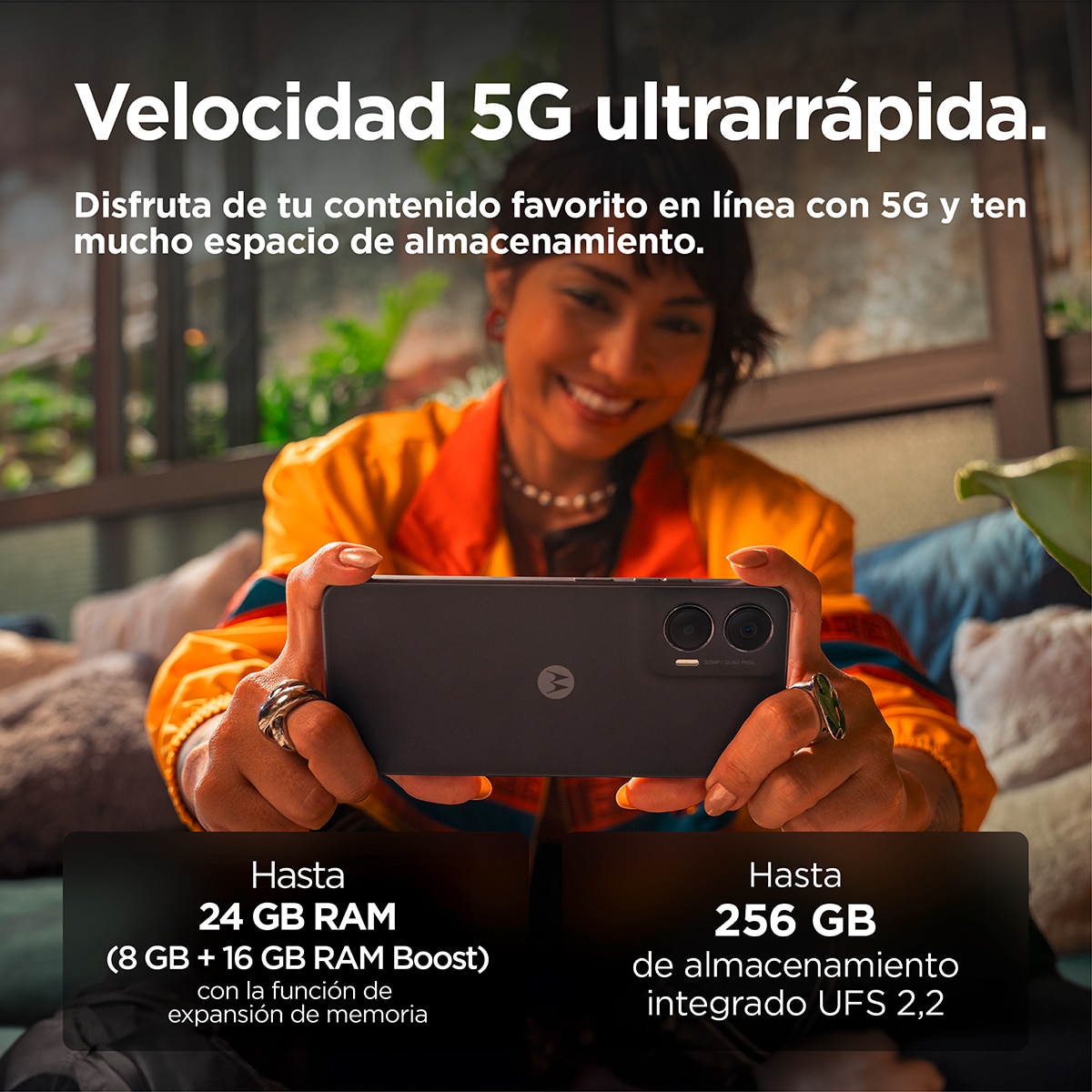 Motorola moto g35 5G 8GB + 256GB Móvil libre Negro-6