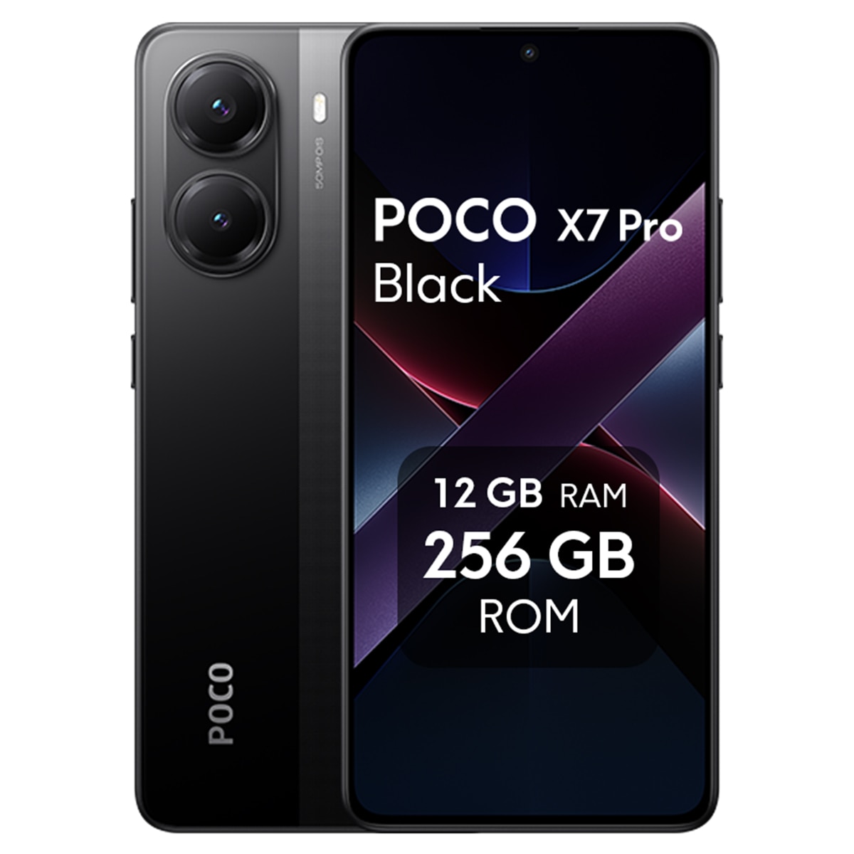 POCO X7 Pro 12GB + 256GB Móvil libre - Amarillo 256 GB + 12 GB RAM Negro-1