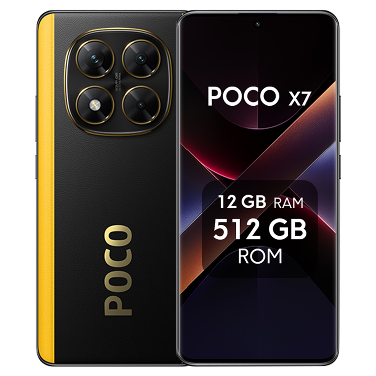 POCO X7 12GB + 512GB Móvil libre - Plata 512 GB + 12 GB RAM Negro-1