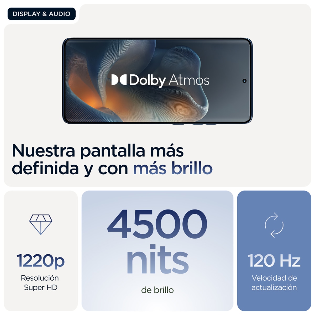 Móvil Motorola edge 60 6,67" MediaTek Dimensity 7300 - PANTONE Gibraltar Sea 512 GB + 12 GB RAM PANTONE Gibraltar Sea-5